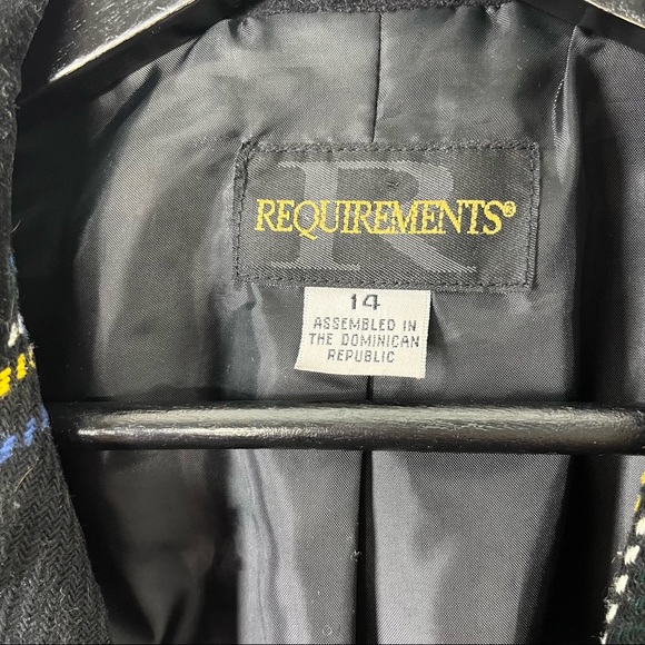 Vintage 90’s Plaid Blazer Jacket - Picture 4 of 4